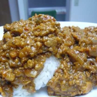 トマト缶を使ったカレー初挑戦！美味しくて、栄養まんてん！気に入りました☆